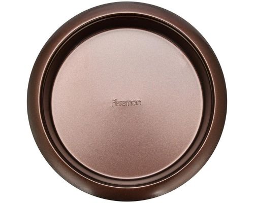 Форма для выпечки Fissman Chocolate Ø27х4.5см круглая с антипригарным покрытием Форма для выпечки Fissman Chocolate Ø27х4.5см круглая с антипригарным покрытием