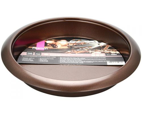 Форма для выпечки Fissman Chocolate Ø27х4.5см круглая с антипригарным покрытием Форма для выпечки Fissman Chocolate Ø27х4.5см круглая с антипригарным покрытием