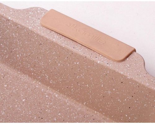 Форма для выпечки Kamille Marble 30.3х26.7х6см с силиконовыми ручками Форма для выпечки Kamille Marble 30.3х26.7х6см с силиконовыми ручками