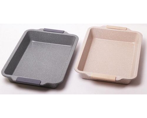 Форма для выпечки Kamille Marble 40.5х27х6см силиконовыми ручками Форма для выпечки Kamille Marble 40.5х27х6см силиконовыми ручками