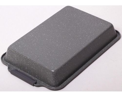 Форма для выпечки Kamille Marble 40.5х27х6см силиконовыми ручками Форма для выпечки Kamille Marble 40.5х27х6см силиконовыми ручками