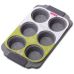 Форма для выпечки кексов Kamille Marble 30х18см, 6 ячеек