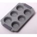 Форма для выпечки кексов Kamille Marble 30х18см, 6 ячеек