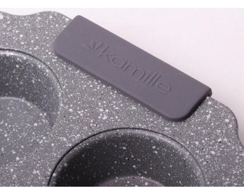 Форма для выпечки кексов Kamille Marble 30х18см, 6 ячеек Форма для выпечки кексов Kamille Marble 30х18см, 6 ячеек