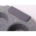 Форма для выпечки кексов Kamille Marble 30х18см, 6 ячеек