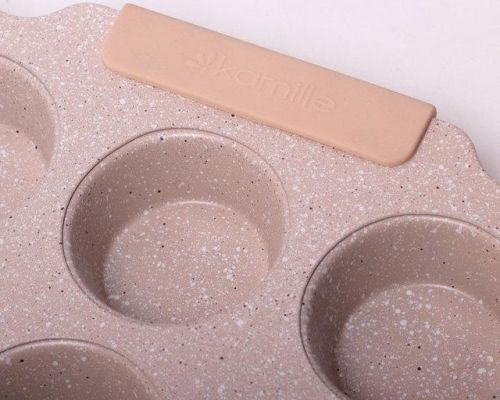 Форма для выпечки кексов Kamille Marble 38х26см, 12 ячеек Форма для выпечки кексов Kamille Marble 38х26см, 12 ячеек