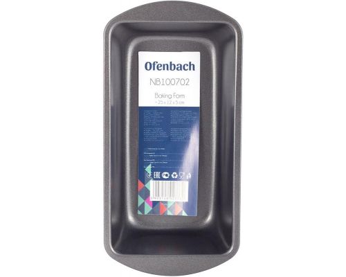 Форма для выпечки Ofenbach Baking Form 25,5х13х5,5см с антипригарным покрытием, прямоугольная Форма для выпечки Ofenbach Baking Form 25,5х13х5,5см с антипригарным покрытием, прямоугольная