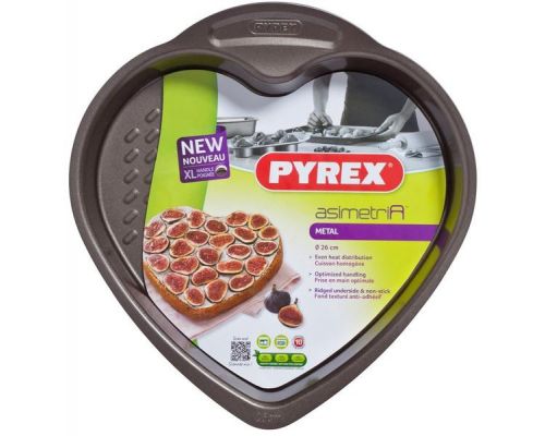 Форма для выпечки Pyrex Asimetria Сердце 26см Форма для выпечки Pyrex Asimetria Сердце 26см