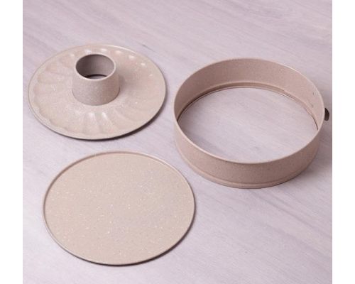 Форма Kamille Marble для выпечки разъемная Ø26х7см со сменным дном для кекса Форма Kamille Marble для выпечки разъемная Ø26х7см со сменным дном для кекса