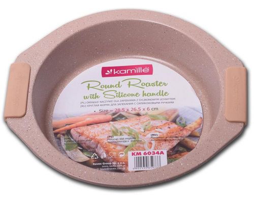 Форма Kamille Marble Ø26.5 силиконовыми ручками Форма Kamille Marble Ø26.5 силиконовыми ручками