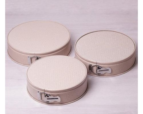 Набор разъемных форм 3шт Kamille Marble Ø24см, Ø26см,Ø28см Набор разъемных форм 3шт Kamille Marble Ø24см, Ø26см,Ø28см