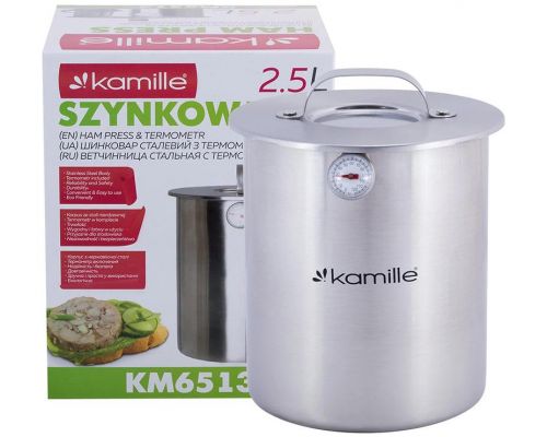 Ветчинниця Kamille (шинковар) Ø14х17см, 2.5л з термометром