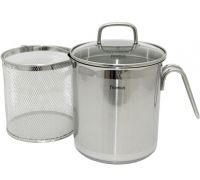 Кастрюля для овощей Fissman 3.5л со съемной сеткой-пароваркой