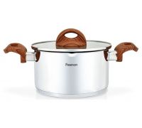 Кастрюля Fissman Altea 3.1л с мерной шкалой и крышкой-дуршлаг