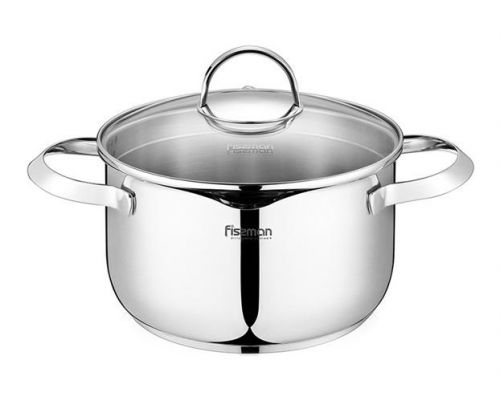 Кастрюля Fissman Callisto 1.9л со стеклянной перфорированной крышкой Кастрюля Fissman Callisto 1.9л со стеклянной перфорированной крышкой