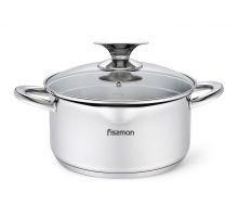 Кастрюля Fissman Elegance 2.2л из нержавеющей стали