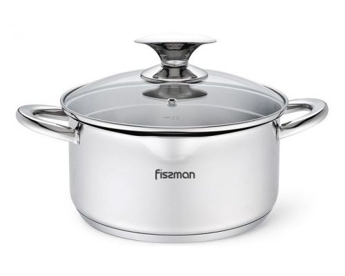 Кастрюля Fissman Elegance 3.1л из нержавеющей стали Кастрюля Fissman Elegance 3.1л из нержавеющей стали