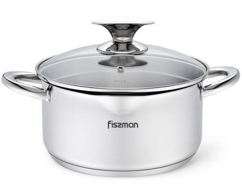 Кастрюля Fissman Elegance 5.6л из нержавеющей стали Кастрюля Fissman Elegance 5.6л из нержавеющей стали