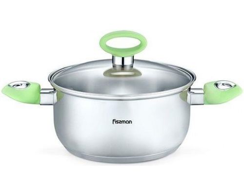 Кастрюля Fissman Janet 6.1л из нержавеющей стали с индукционным дном Кастрюля Fissman Janet 6.1л из нержавеющей стали с индукционным дном