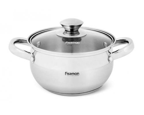 Кастрюля Fissman Prime 2.7л из нержавеющей стали Кастрюля Fissman Prime 2.7л из нержавеющей стали