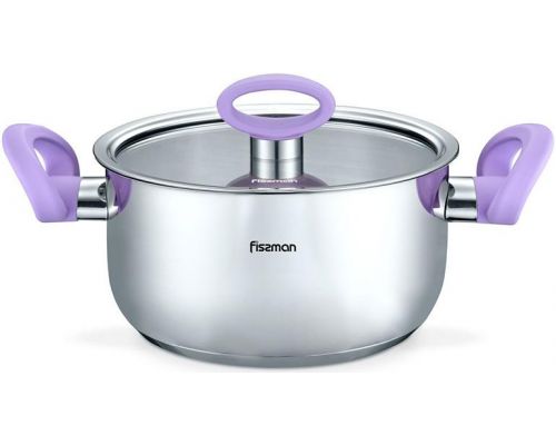 Кастрюля Fissman Veronica 6.1л с бакелитовыми ручками Кастрюля Fissman Veronica 6.1л с бакелитовыми ручками
