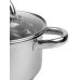 Кастрюля индукционная Ofenbach Casserole из нержавеющей стали 2л со стеклянной крышкой