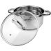 Кастрюля индукционная Ofenbach Casserole из нержавеющей стали 4л со стеклянной крышкой