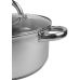 Кастрюля индукционная Ofenbach Casserole из нержавеющей стали 4л со стеклянной крышкой