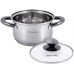 Кастрюля Kamille Groningen 3л из нержавеющей стали с 5-слойным индукционным дном