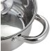 Кастрюля Ofenbach Casserole из нержавеющей стали 1100мл со стеклянной крышкой
