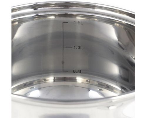 Кастрюля Ofenbach Casserole из нержавеющей стали 1700мл со стеклянной крышкой