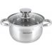 Кастрюля Ofenbach Casserole из нержавеющей стали 1700мл со стеклянной крышкой