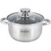 Кастрюля Ofenbach Casserole из нержавеющей стали 2400мл со стеклянной крышкой