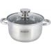 Кастрюля Ofenbach Casserole из нержавеющей стали 3400мл со стеклянной крышкой