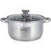 Кастрюля Ofenbach Casserole из нержавеющей стали 6л со стеклянной крышкой