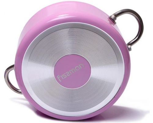 Каструля Fissman Mini Chef Pink 1.3л з антипригарним покриттям Каструля Fissman Mini Chef Pink 1.3л з антипригарним покриттям