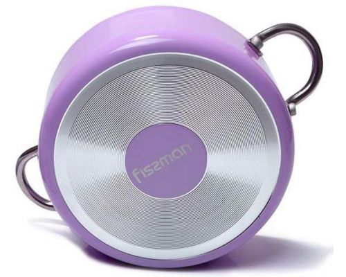 Каструля Fissman Mini Chef Purple 1.8л з антипригарним покриттям Каструля Fissman Mini Chef Purple 1.8л з антипригарним покриттям