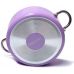 Каструля Fissman Mini Chef Purple 1.8л з антипригарним покриттям