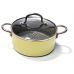 Каструля Fissman Mini Chef Yellow 1.3л з антипригарним покриттям