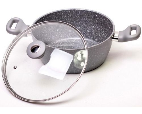Каструля Kamille Grey Gotland 4л з гранітним антипригарним покриттям Каструля Kamille Grey Gotland 4л з гранітним антипригарним покриттям