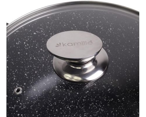 Кастрюля Kamille Landes 4.5л с литыми алюминиевыми ручками Кастрюля Kamille Landes 4.5л с литыми алюминиевыми ручками