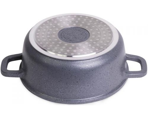 Каструля Kamille Landes Grey 2.3л з литими алюмінієвими ручками