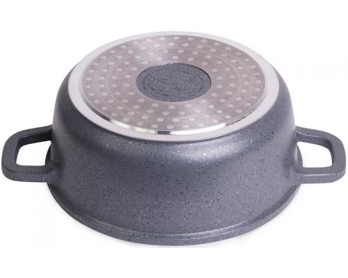 Кастрюля Kamille Landes Grey 4.5л с литыми алюминиевыми ручками Кастрюля Kamille Landes Grey 4.5л с литыми алюминиевыми ручками