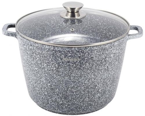 Каструля Kamille Snow Marble 10л індукційна з антипригарним покриттям Каструля Kamille Snow Marble 10л індукційна з антипригарним покриттям