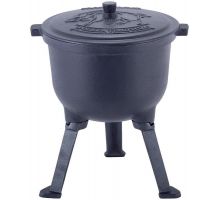 Казан чугунный Kamille Camping 10л эмалированный, на ножках