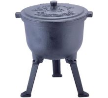 Казан чугунный Kamille Camping 10л, на ножках