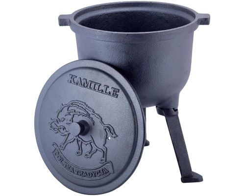 Казан чугунный Kamille Camping 10л, на ножках Казан чугунный Kamille Camping 10л, на ножках