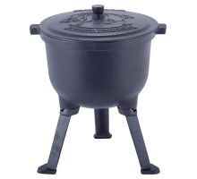 Казан чугунный Kamille Camping 7л эмалированный, на ножках