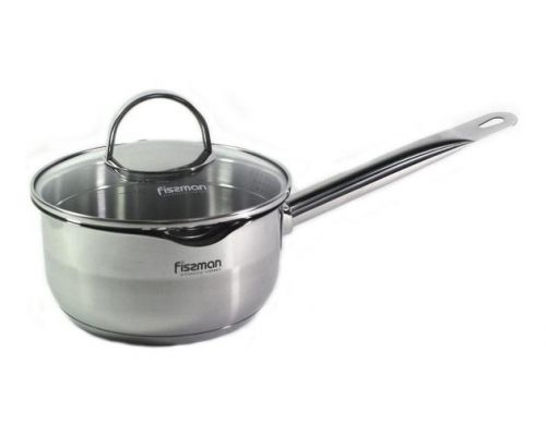 Ковш Fissman Callisto 1.5л со стеклянной перфорированной крышкой Ковш Fissman Callisto 1.5л со стеклянной перфорированной крышкой