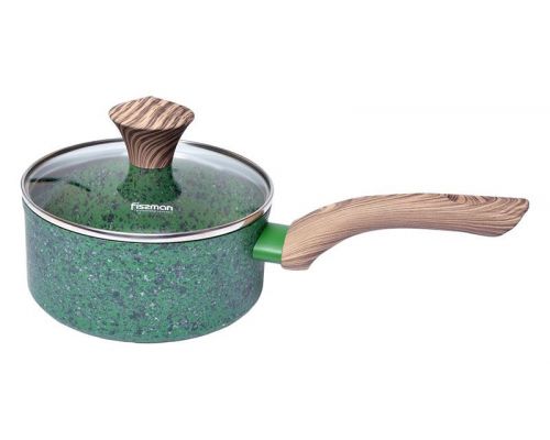 Ковш Fissman Malachite 1.4л с антипригарным покрытием EcoStone Ковш Fissman Malachite 1.4л с антипригарным покрытием EcoStone